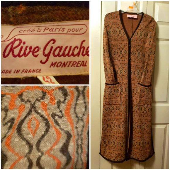 VINTAGE Cardigan / Coat M - Picture 2 of 10